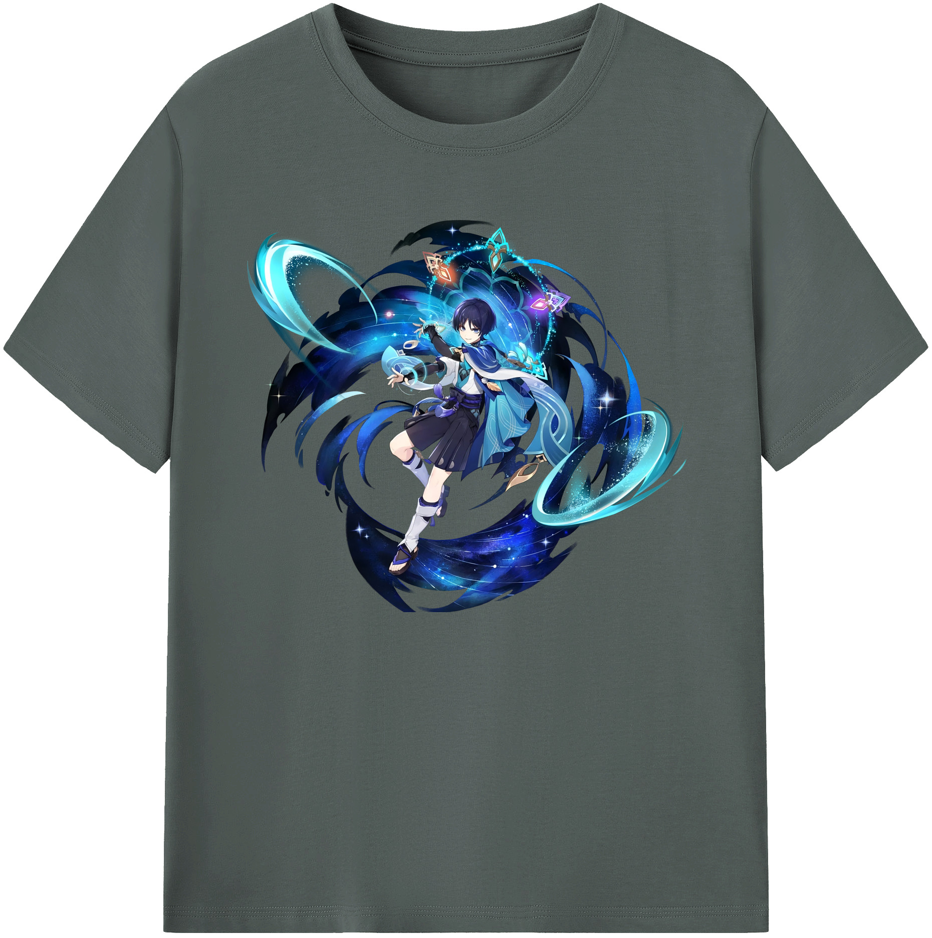 げんし神 さんペい genshin Sanpei 綿100％ メンズ半袖Tシャツ｜肌触りやわらか＆通気性
